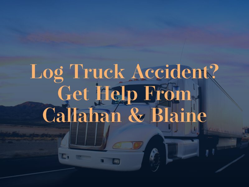get help from Santa Ana truck accident attorney after log truck accident