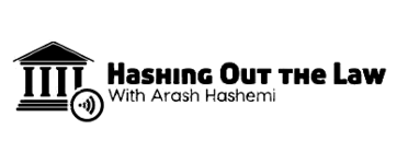 hashing out the law logo